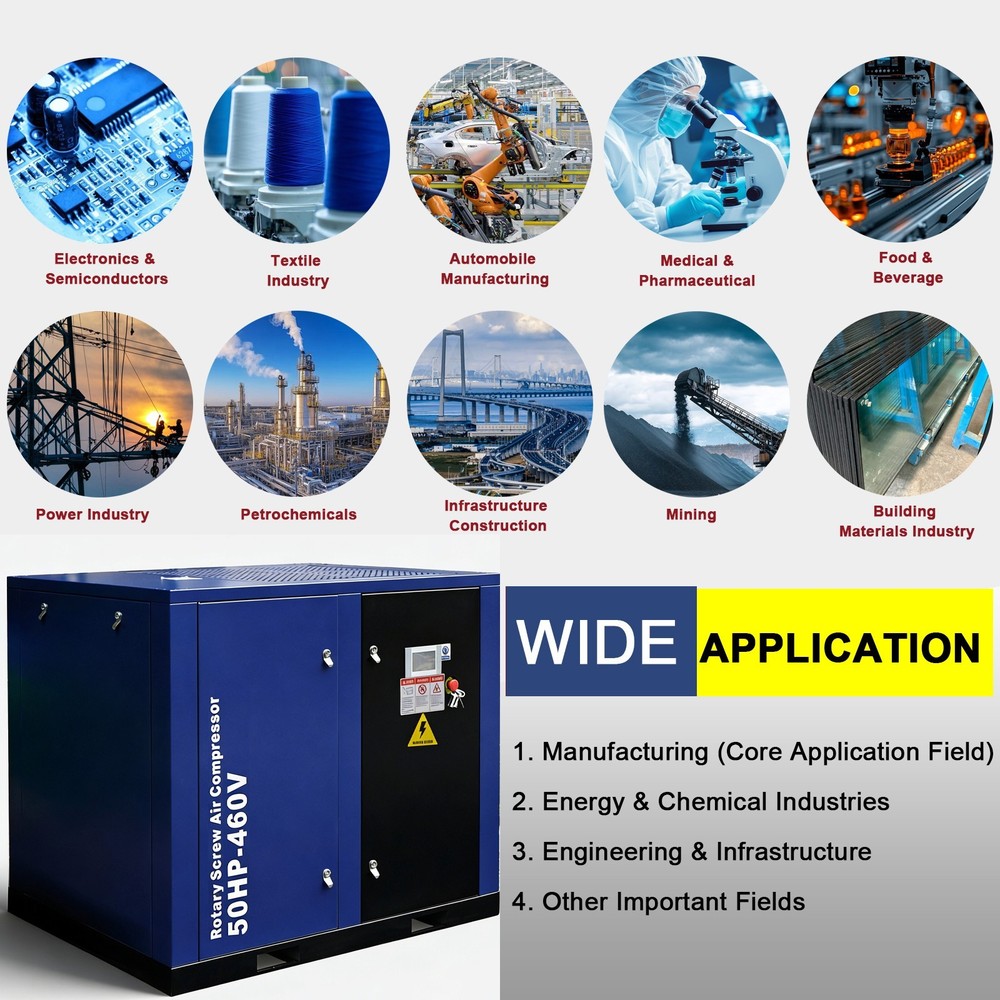 50 HP Rotary Screw Air Compressor