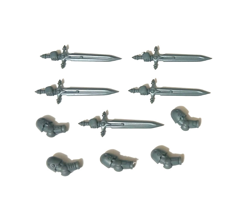 40k Horus Heresy Space Marines Command Squad Power Sword Bits x5