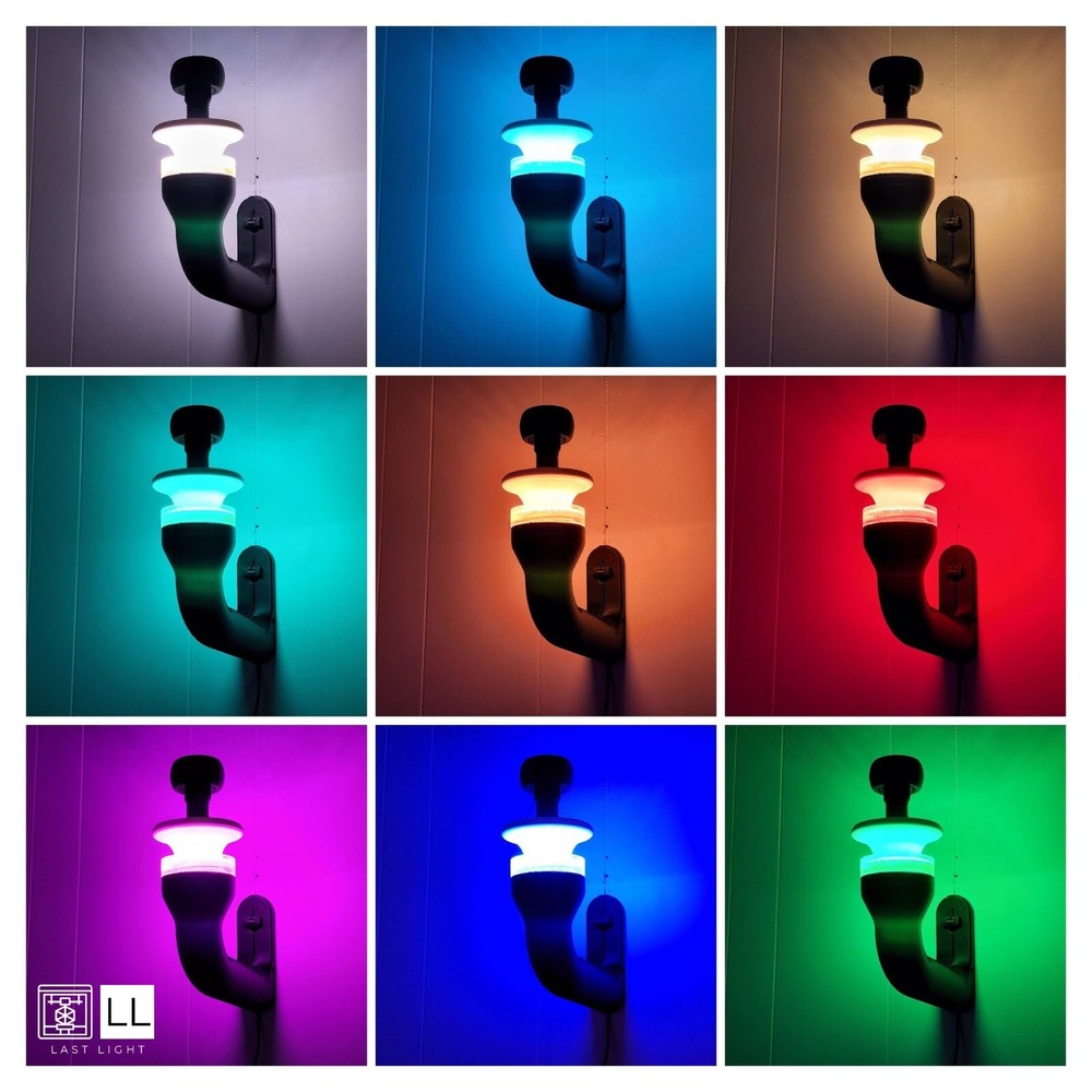 Helmet Wall Display - Remote Controlled - USB Powered LED