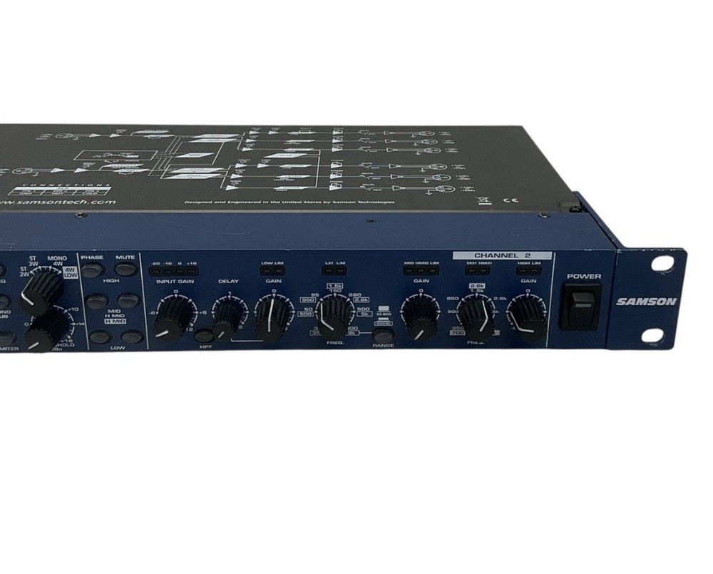 SAMSON curve 231 equalizer Dual 31 band, Compresor/Limiter, S-3WayCrossover.