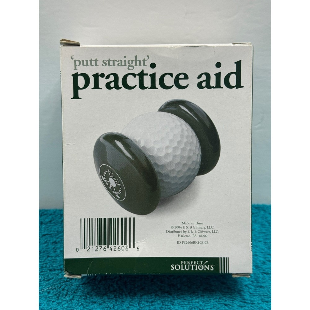 Perfect Solutions Putt Straight Practice Aid & Callaway Golf Balls 2-Pack Set