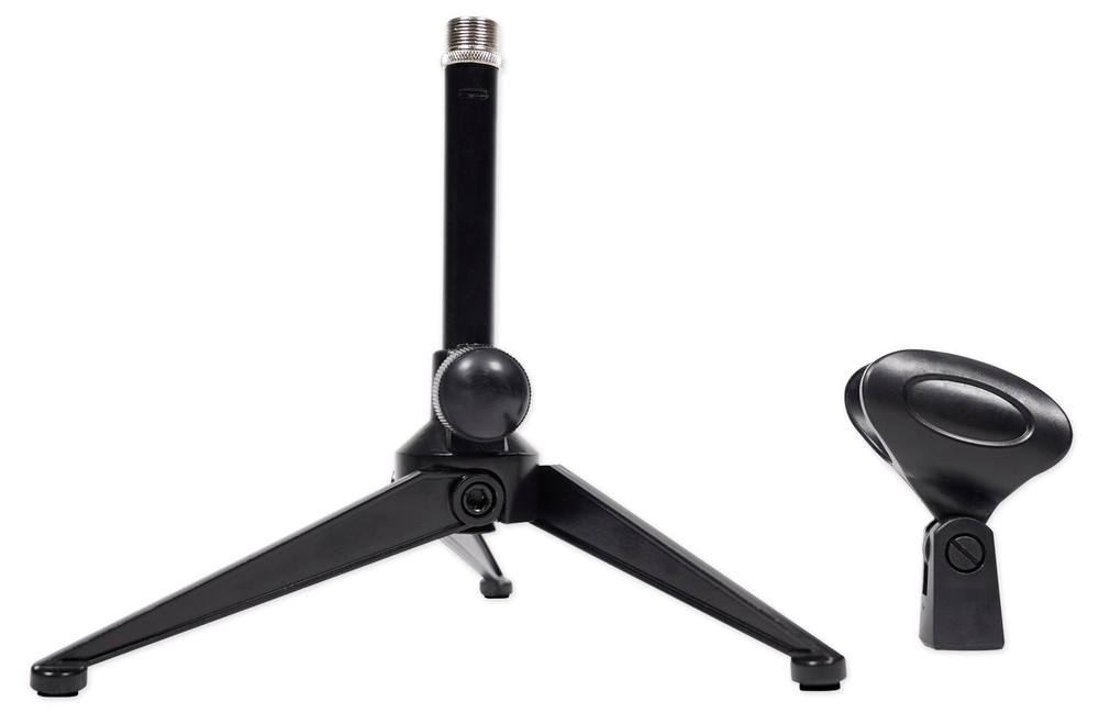 Rockville RDTS Adjustable Studio Desktop Tripod Microphone Stand+Shockmount