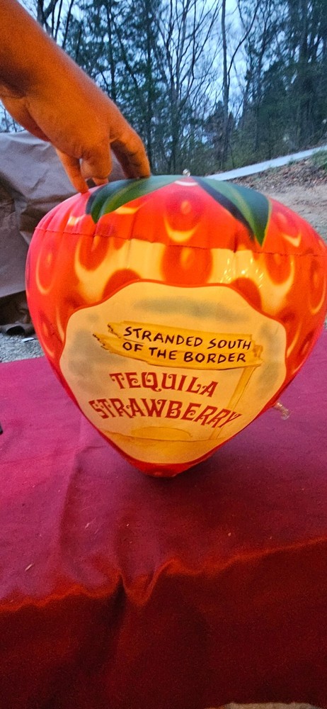 inflatable Tequella Strawberry display