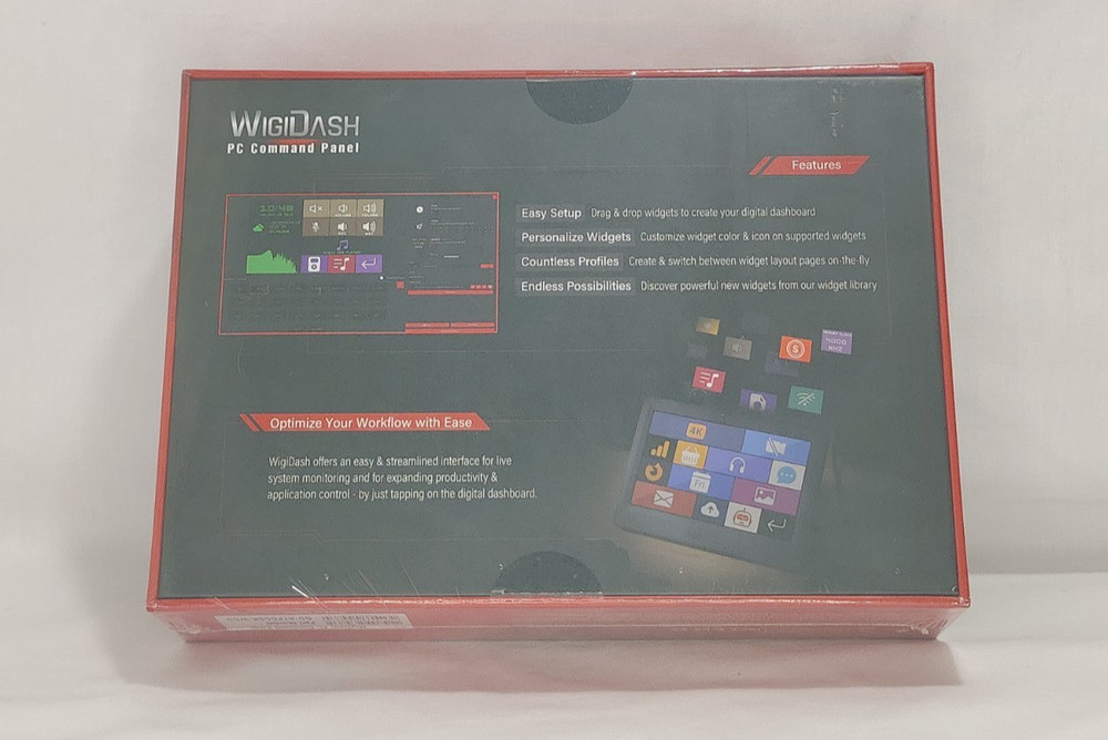 G.Skill WigiDash 7" Touch Panel PC Command Center - USB-C - Brand New