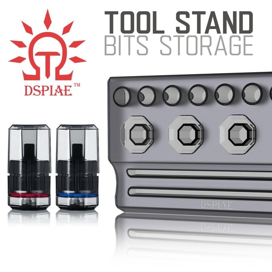 DSPIAE: Tool Storage Rack | Bit Compartments - PT-R - Tools Stand