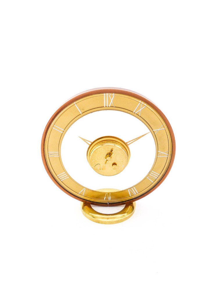 Fine Jaeger LeCoultre table clock from the 60s 8 days