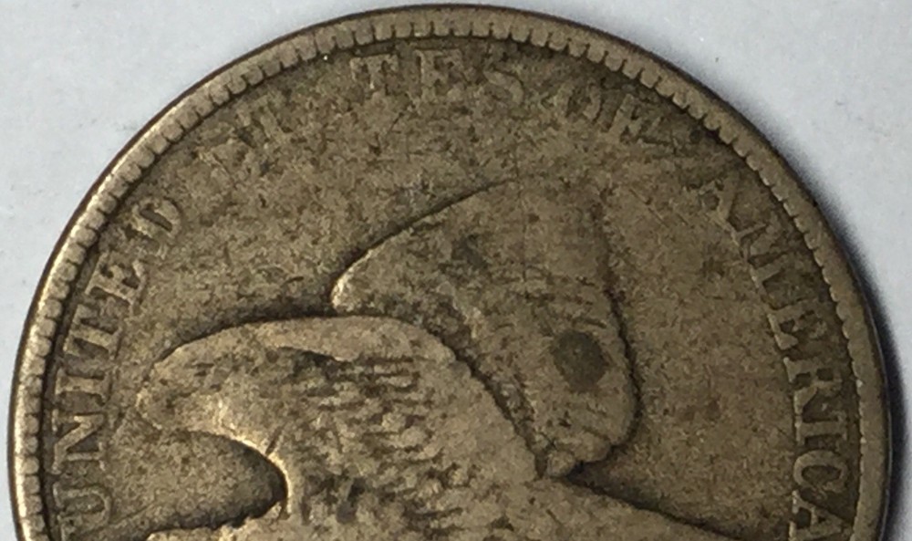 1857 1C Flying Eagle Cent F Uncertified #