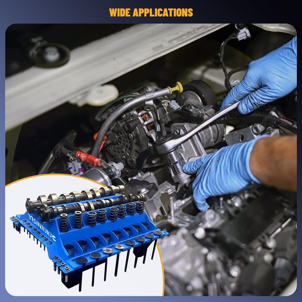 Engine Cylinder Head Organizer Valves Tool,Engine Organizer Parts