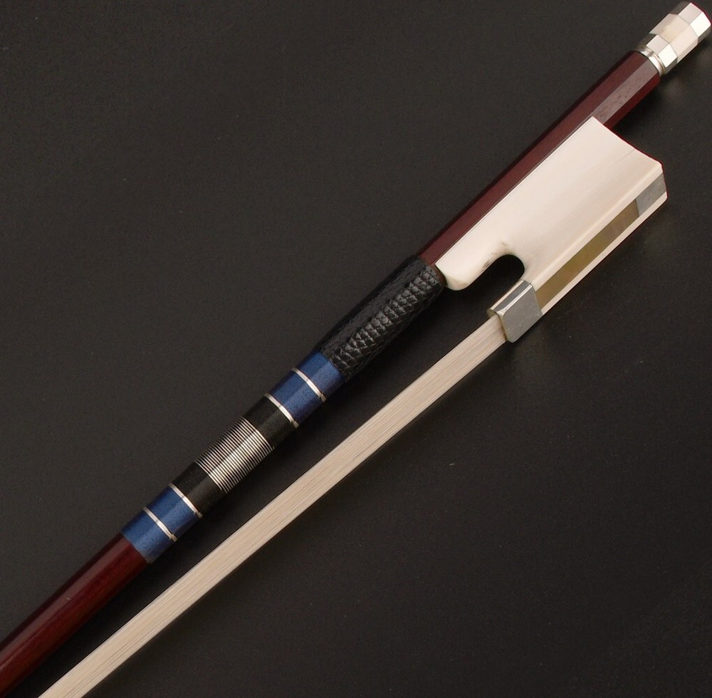 Superb Pro Master Antique Pernambuco Violin Bow 4/4 Value White Frog Silver Fast