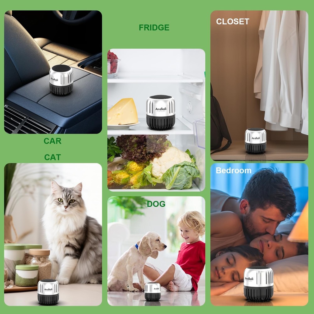 Fridge Deodorizer，4Pcs Refrigerator Deodorizer, Last for 10 Years Closet