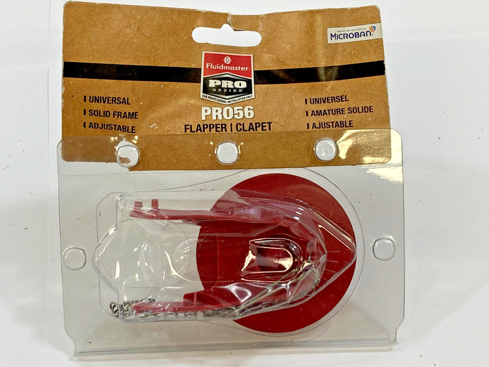 Fluidmaster Pro56g Adj. Flapper, Red, 2", Plastic And Rubber