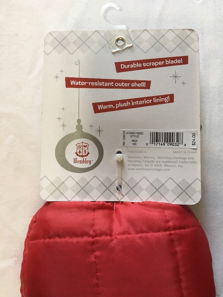 Wembly Smart And Practical Water Resistant Ice Scraper Mitt
