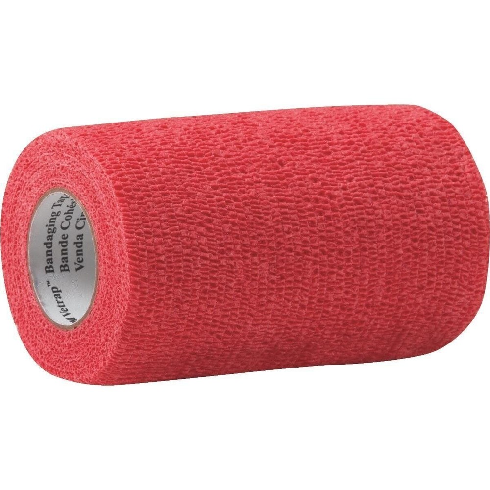 3M 4" Red Vetrap