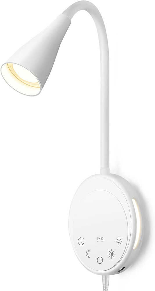 LED Wall Mounted Reading Light, Book Light for Reading in Bed with Touch