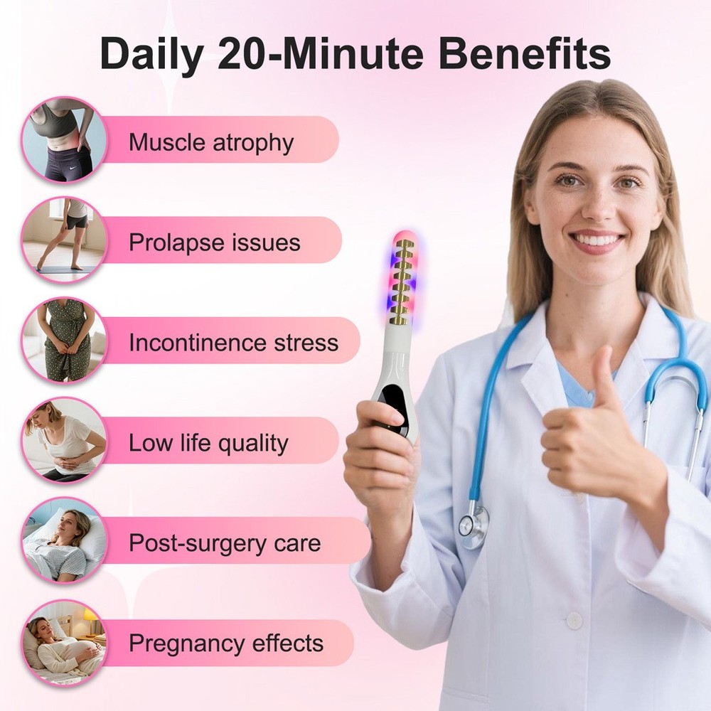 Red Light Therapy for Vaginitis Female Vaginal Tightening Microcurrent Heating