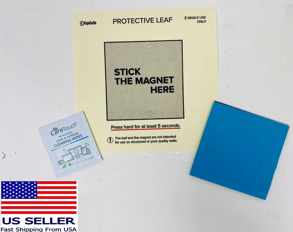 Displate Wall Mounting Kit: Includes Magnet, Cleaning Pad, & Protective Leaf NEW