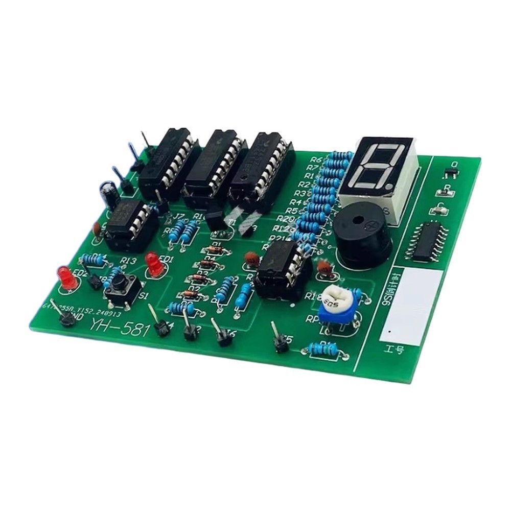 Electronic DIY Timer Kit 9 Second Countdown with Buzzer and LED Display