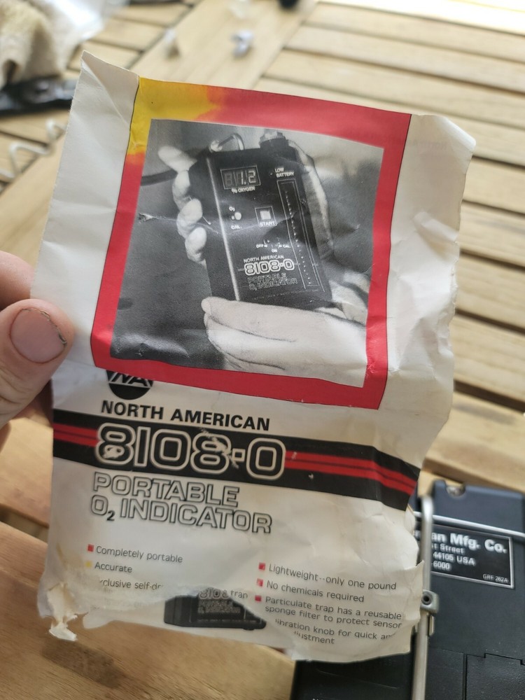 North American 8108-0 Post Combustion Oxygen Analyzer