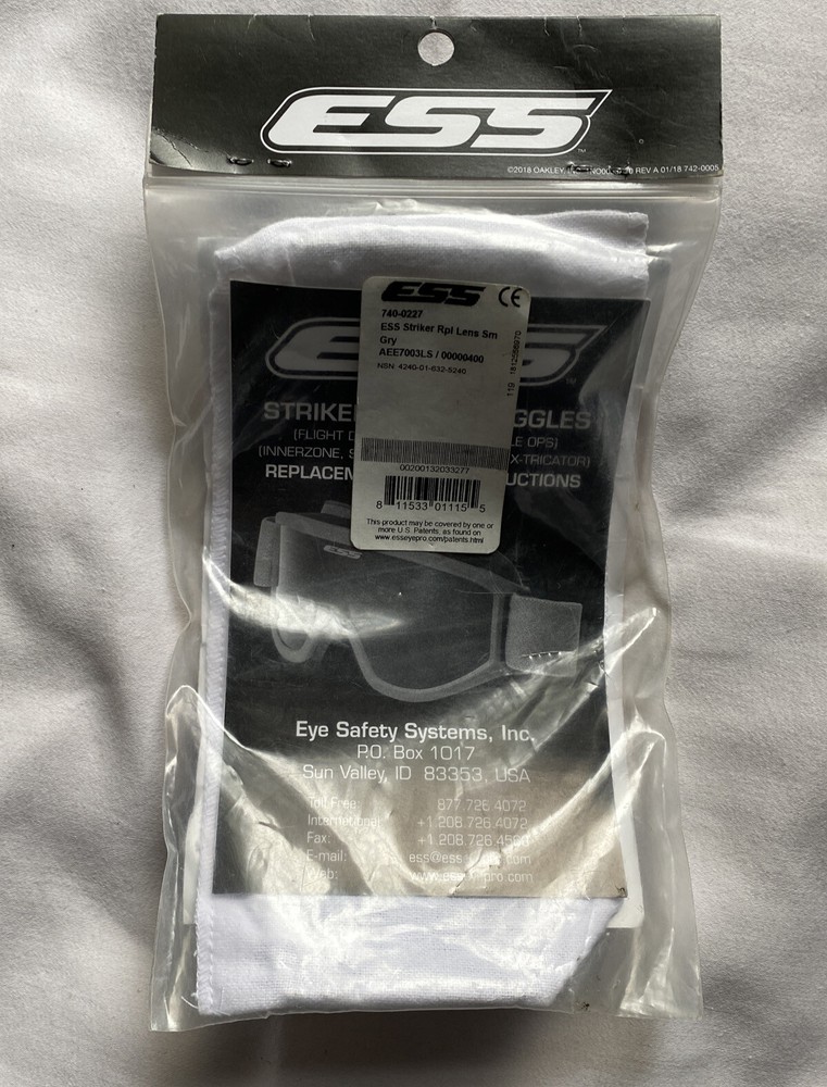 ESS Striker Replacement Lens Smoke Gray