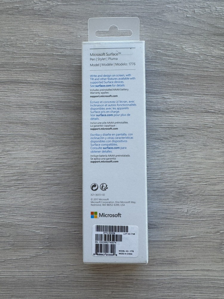 Microsoft Surface Stylus Pen - Model: 1776 / Brand New & Sealed.