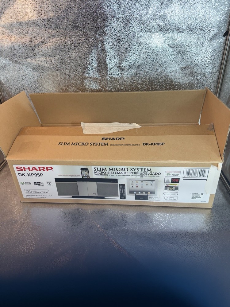 Sharp Audio Slim Micro System 3-IN-1 CONNECTION: iPOD®/iPHONE®/iPAD® DK-KP82P