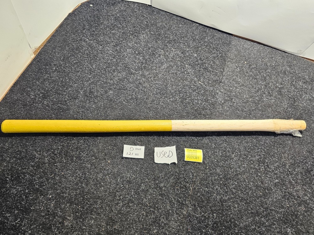 36 in. Hickory Sledge Handle Replacement Sledge Handle with Yellow paint *USED*