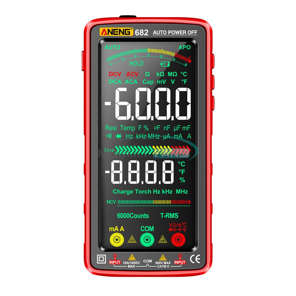 ANENG 683 682 681 Digital Multimeter AC/DC Capacitance Meter Diode Tester Tool