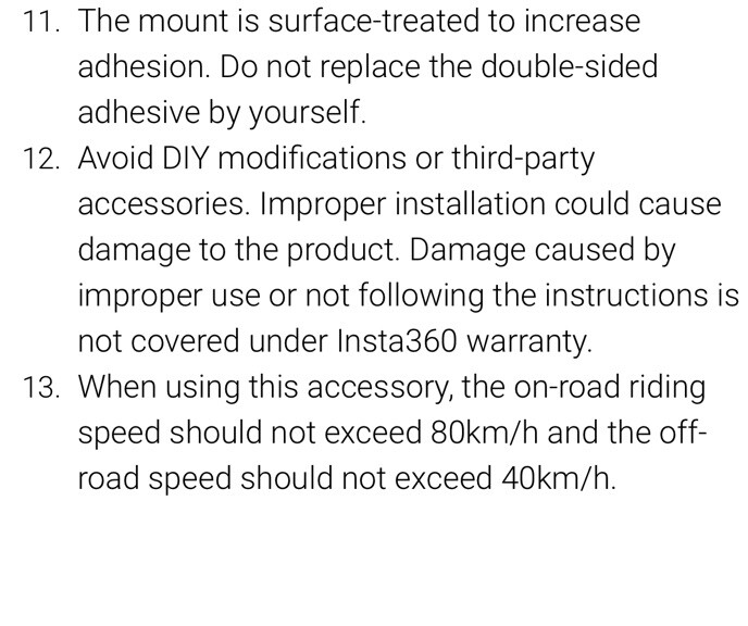 Original Insta360 Flexible Adhesive Mount - Strong & Versatile Attachment