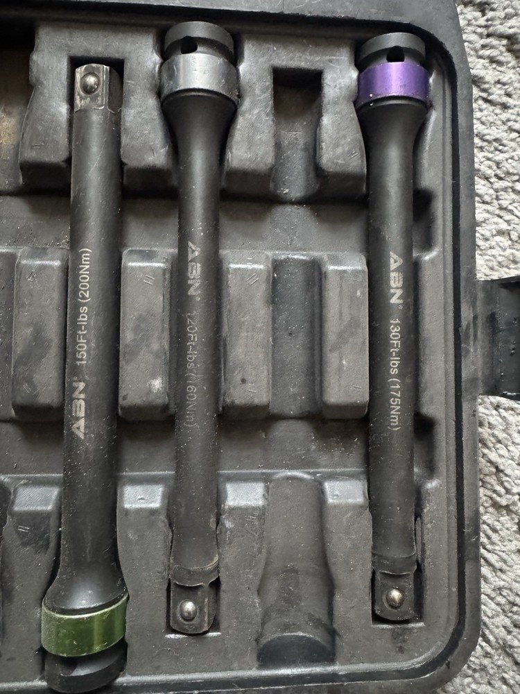 ABN Torque Extension Bar Set 1/2”, See Description
