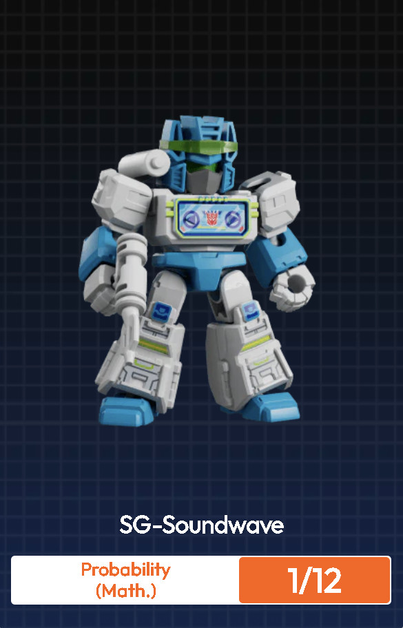 Blokees Transformers Defender Version 05 Mini Model Kit SG-Soundwave 1/12