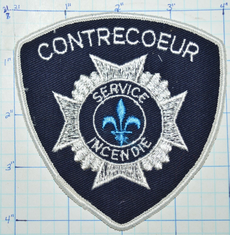 CANADA, CONTRECOEUR FIRE DEPT SERVICE INCENDIE QUEBEC PATCH