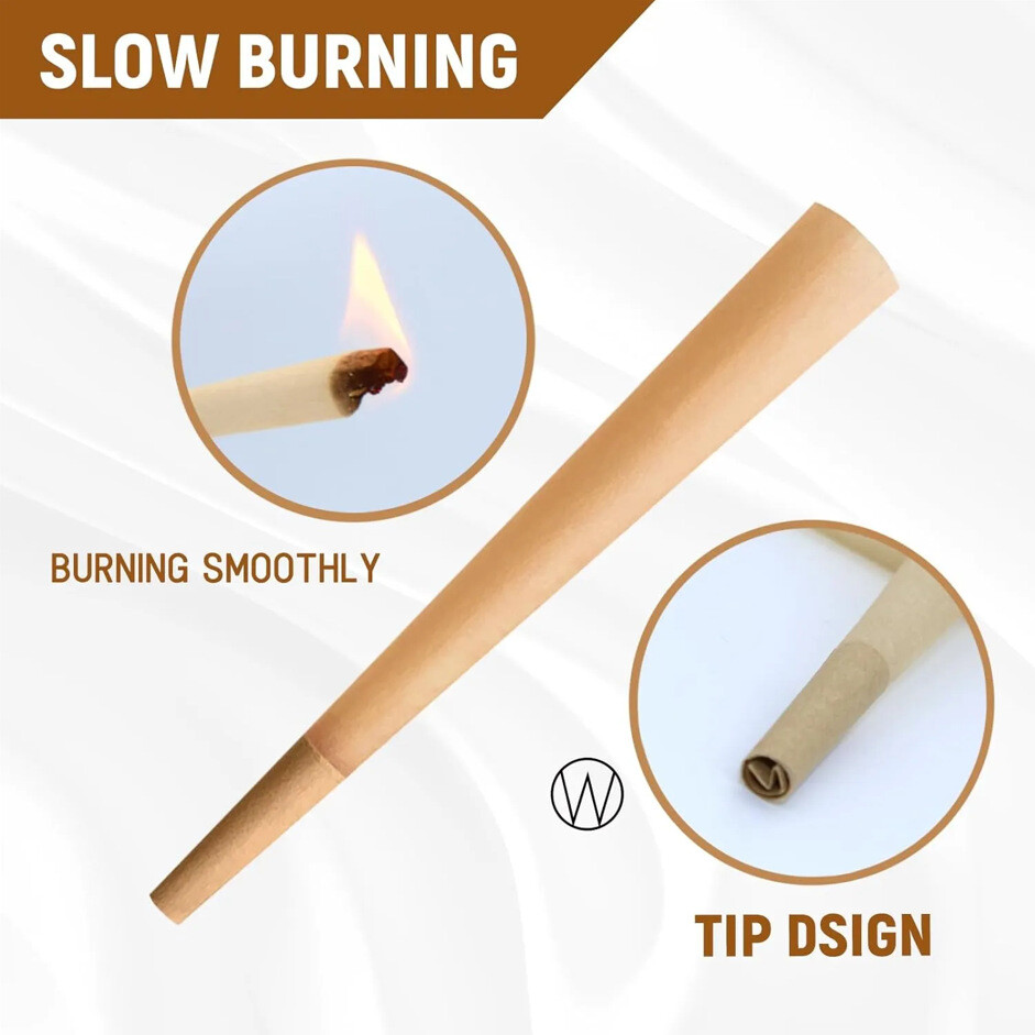 Pre Rolled Cones Ultra thin King Size 200 Ct Rolling Paper Cones