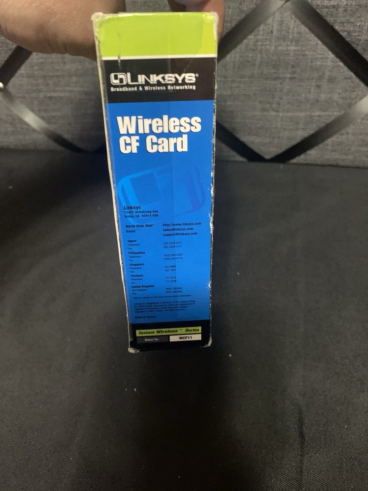Linksys WCF12 Wireless CompactFlash Card 2.4GHz NEW