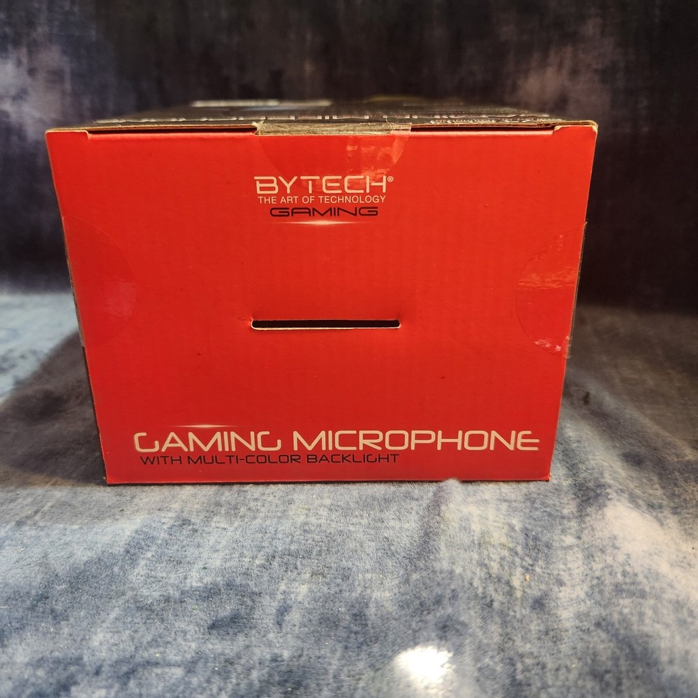 Gaming Microphone With Color Changing LED Backlight. BYTECH mulitcolor