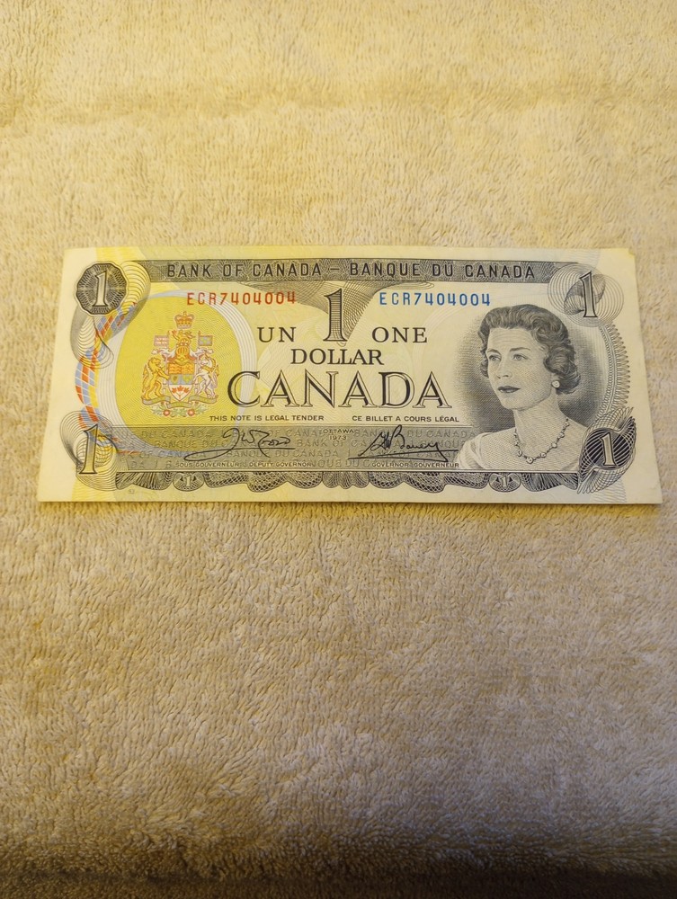 Canada 1973 $1 Note - Elizabeth II - ECR7404004