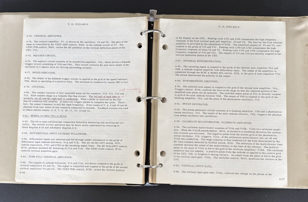 Radiation Inc Technical Manual Engineering Installation Tech Control Center 1961