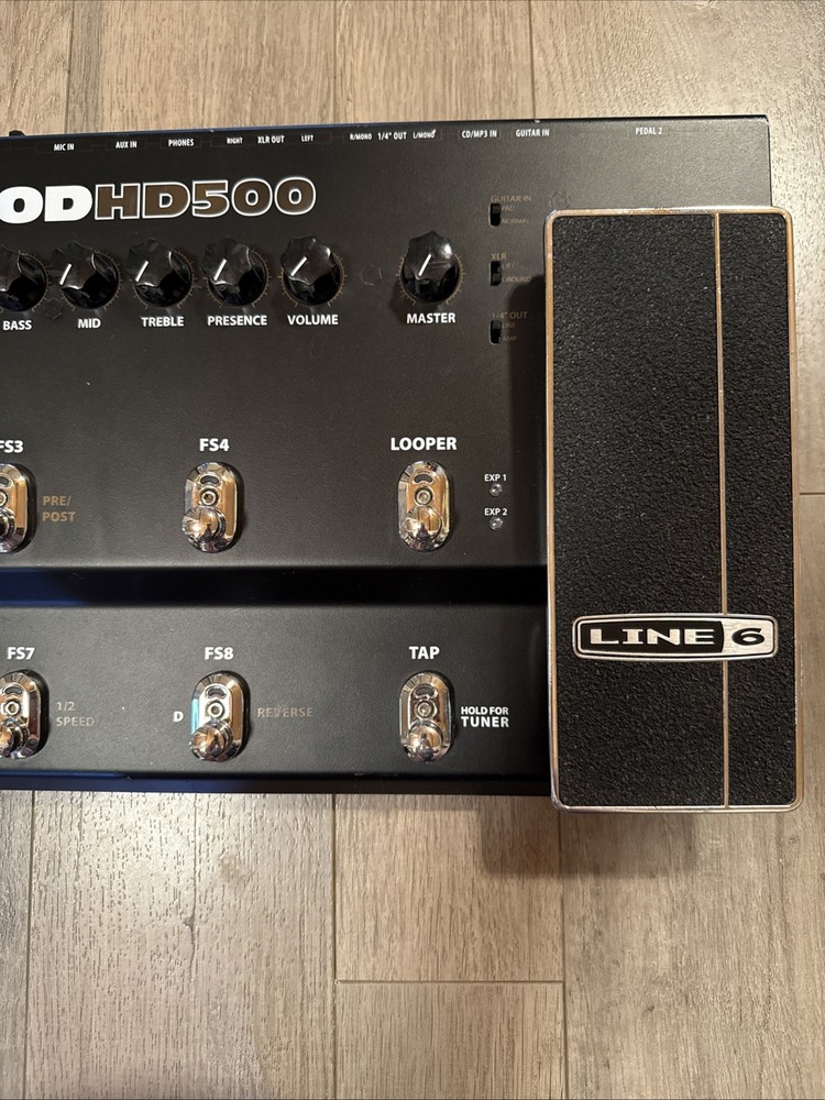 Line 6 POD HD500 Guitar Multi-Effects Processor Amp Simulator USED Tested