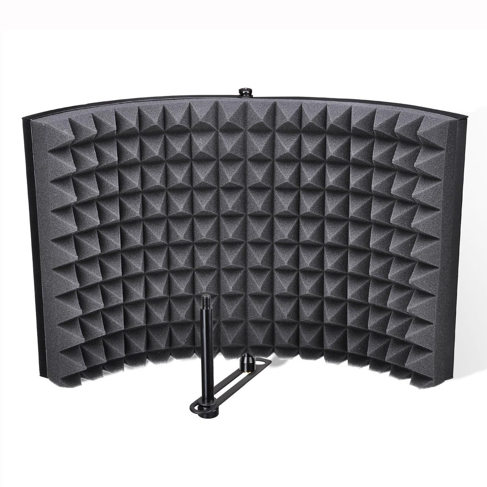 Microphone Isolation Shield Sound Absorber Foam Panel Studio Live Game