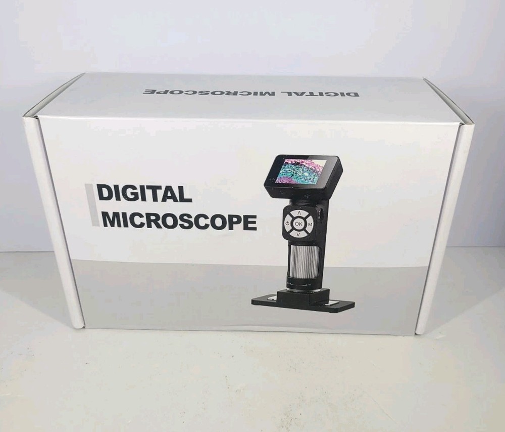 Portable Pocket Microscope Kit Mini Handheld Digital Microscope 500 x 2" Screen
