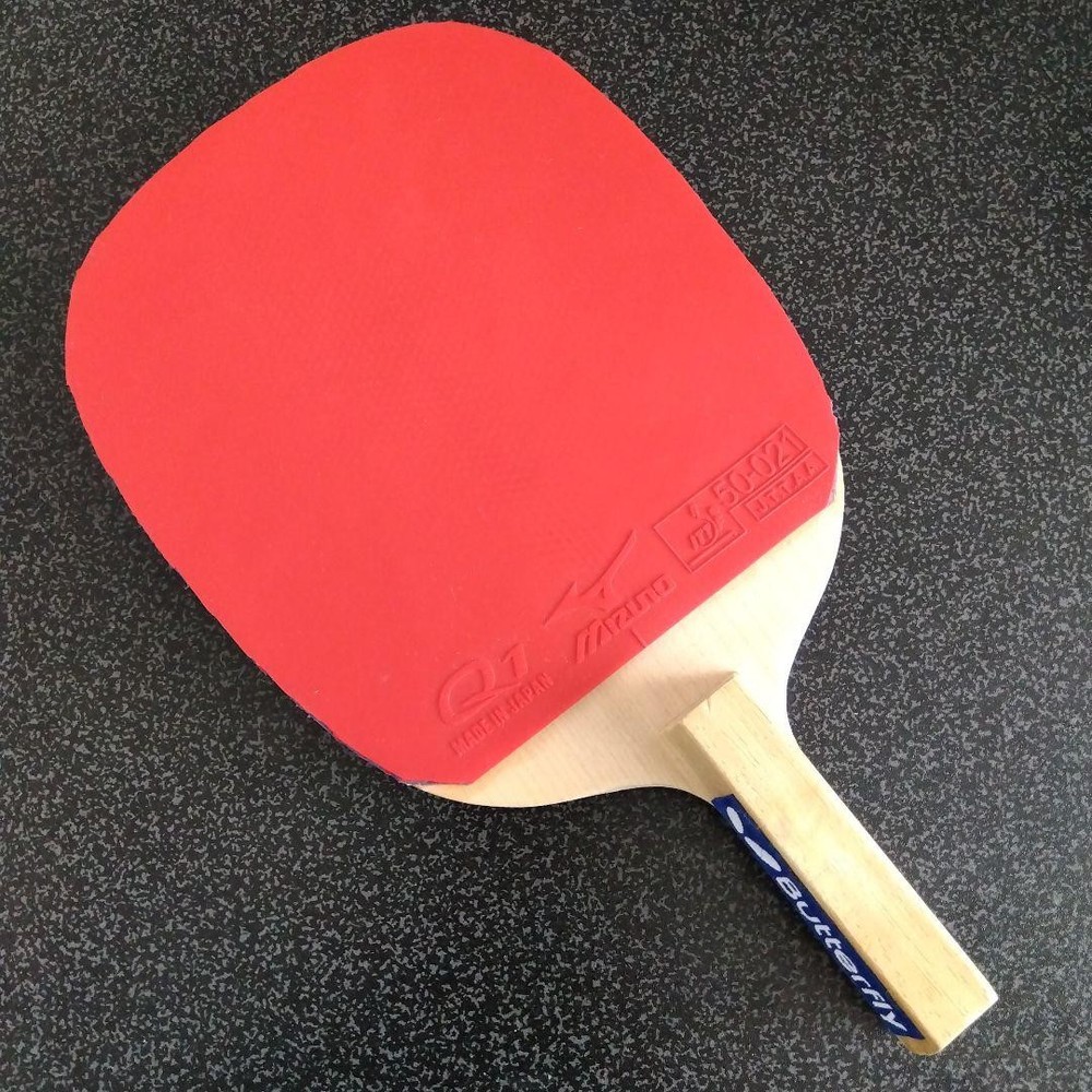 Butterfly Table Racket BIRIBA MIZUNO Performance Rubber Q1