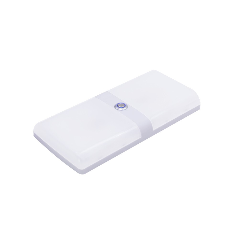 Facon 2PKS 12V 1000Lumens LED RV Dimmable Ceiling Dome Light For Boat Trailer