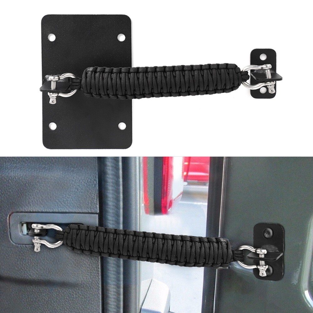 Tailgate Check For Jeep Wrangler JK / JKU 2011-2018 Replaceable Braid Strap