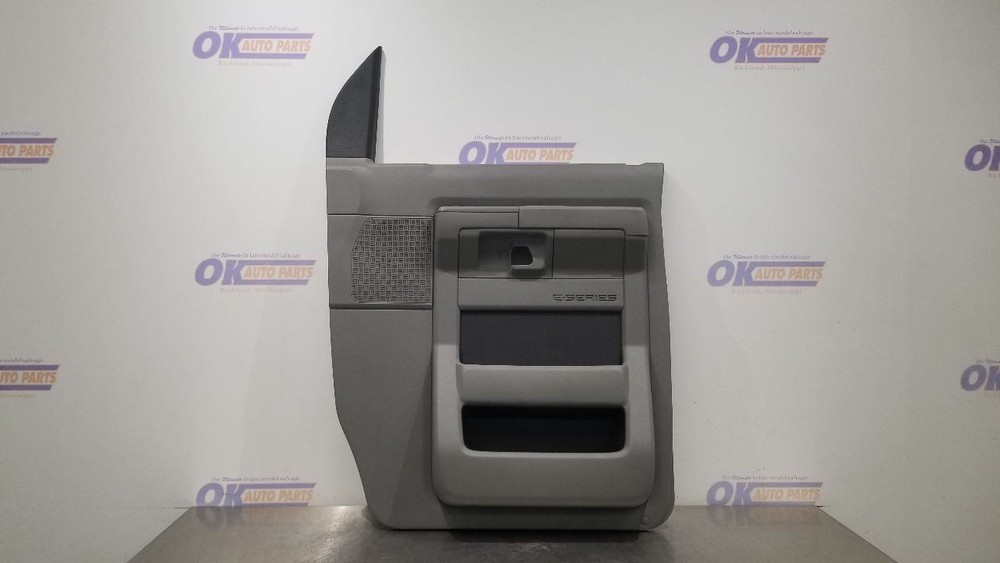 24 FORD E350 SUPER DUTY DOOR PANEL FRONT RIGHT PASSENGER GRAY