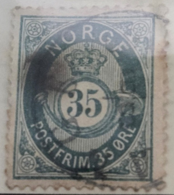 Stamp Norway 1877-78 #29 used