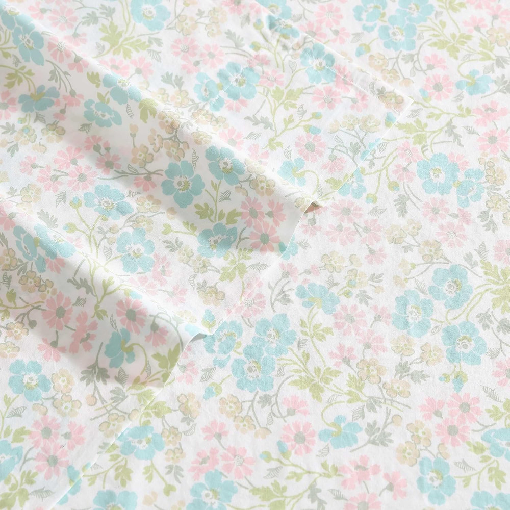 Laura Ashley - Sheet Set, Super Soft Bedding Set with Deep Pocket, Includes Matc