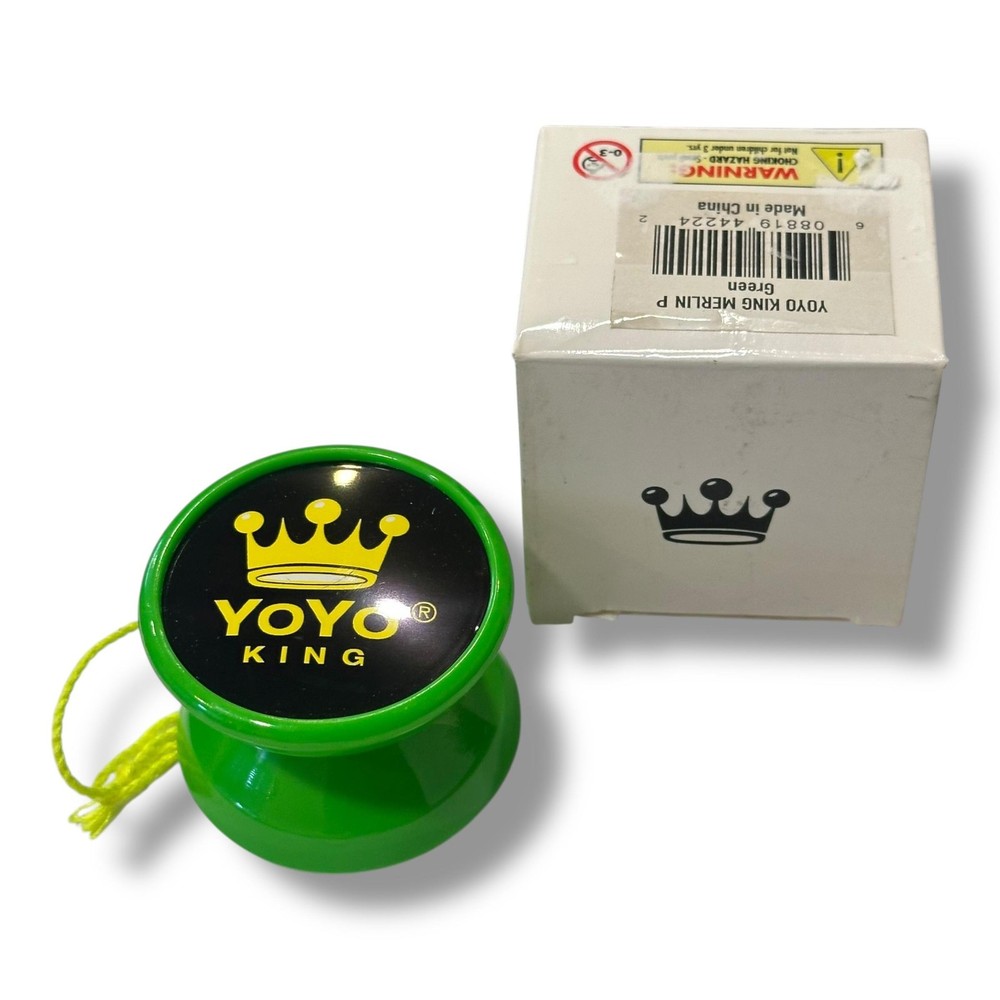 Green Merlin Yo-Yo Responsive Trick Toy Extra Strings Beginner Pro Gift