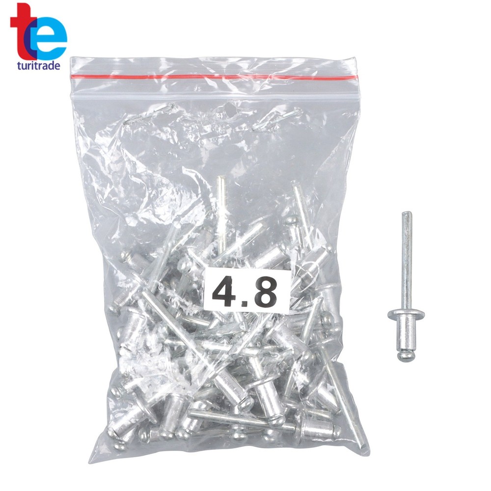 Multi-purpose 1/4 Pop Rivet Gun Kit 210Pcs Blind Rivets 13" Hand Riveter Tool