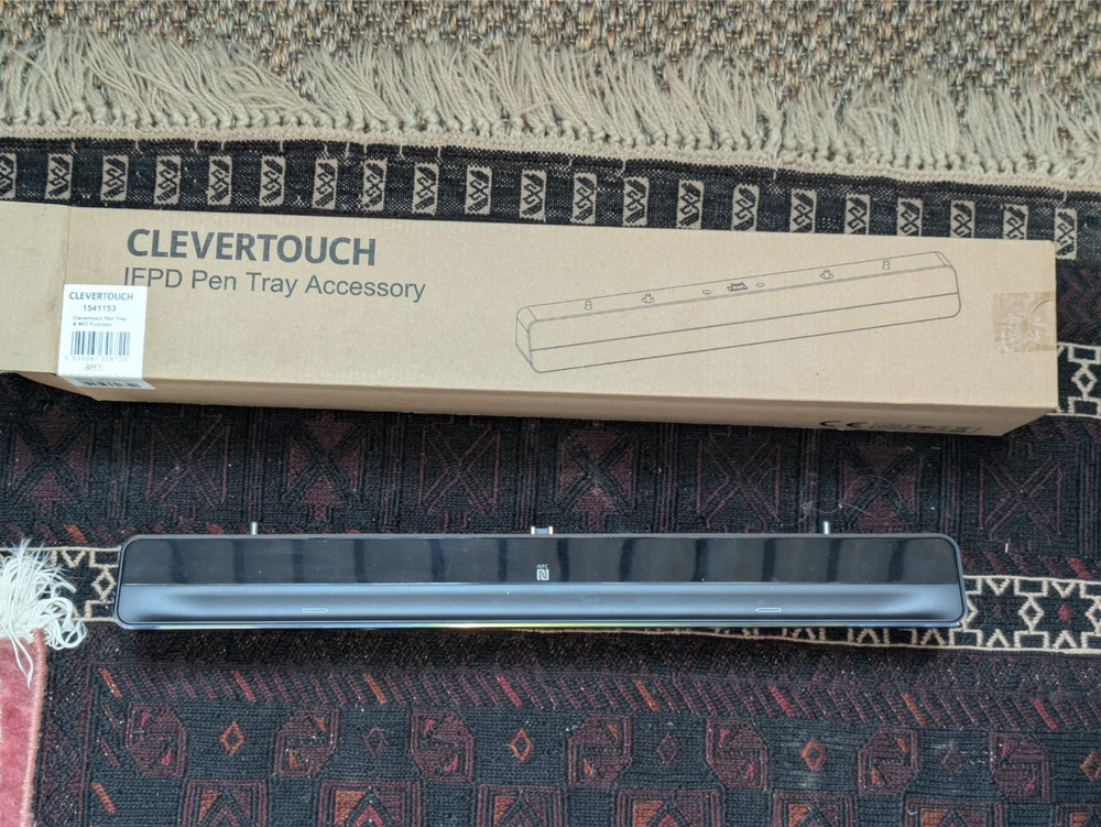 Clevertouch IFPD Pen tray Accessory with NFC function - open box