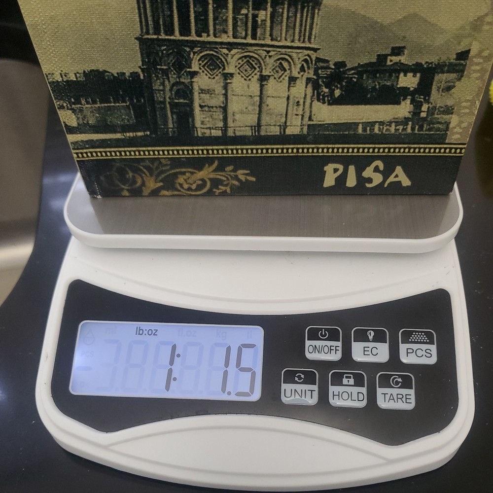 Pisa Leaning Tower Themed Book Safe Hidden Stash Box