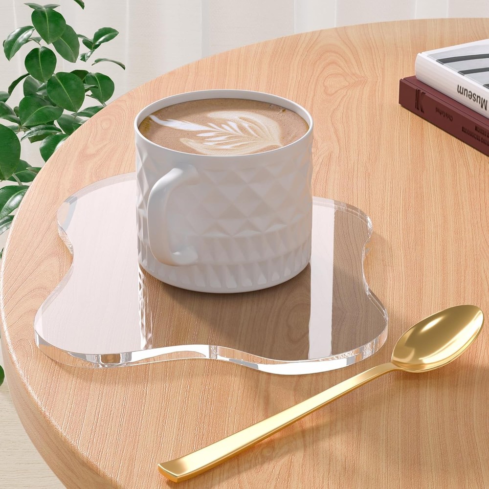 Acrylic Coaster Clear Cloud Shape